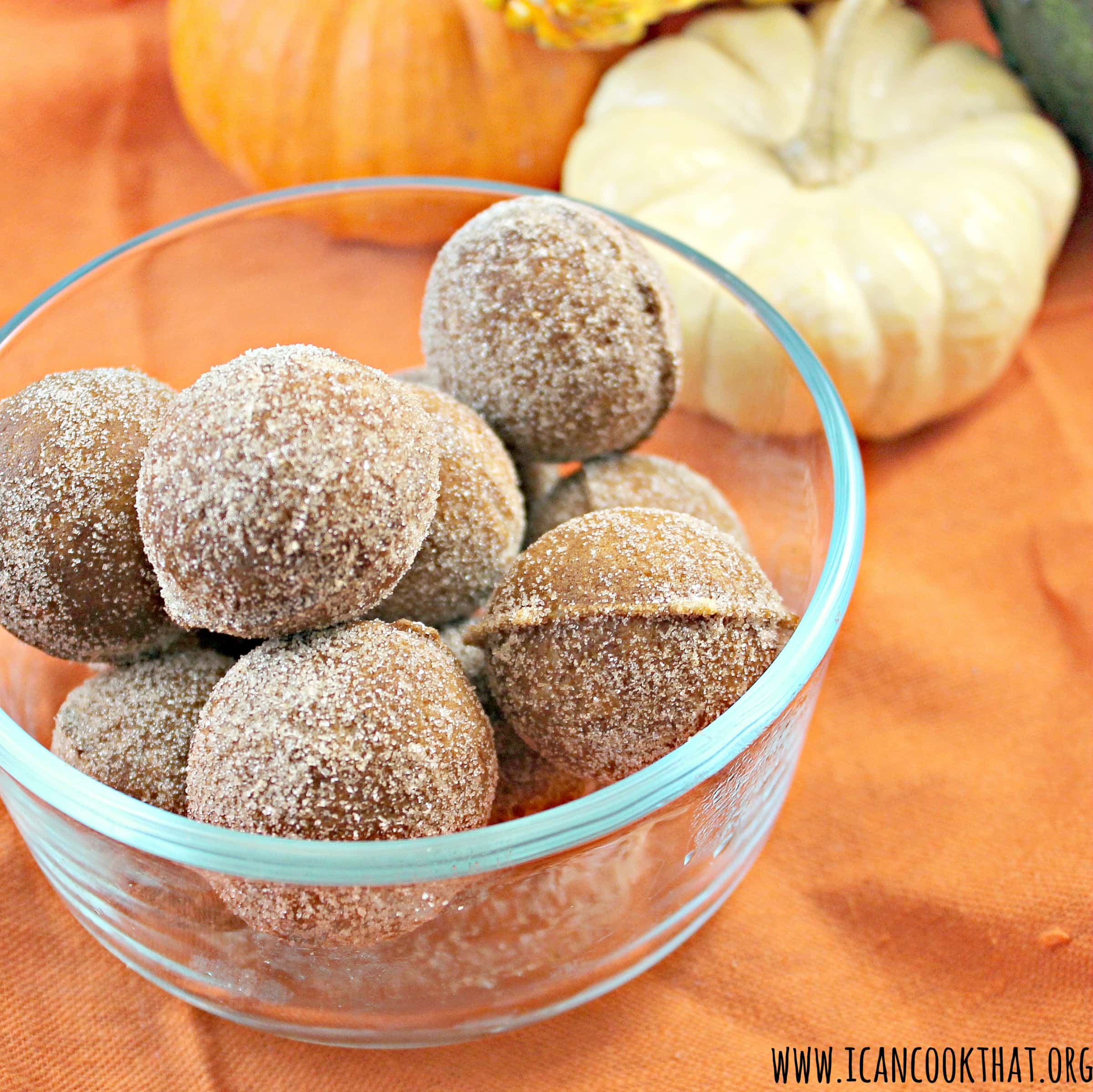 Apple Cinnamon Donut Holes Recipe | I Can Cook That