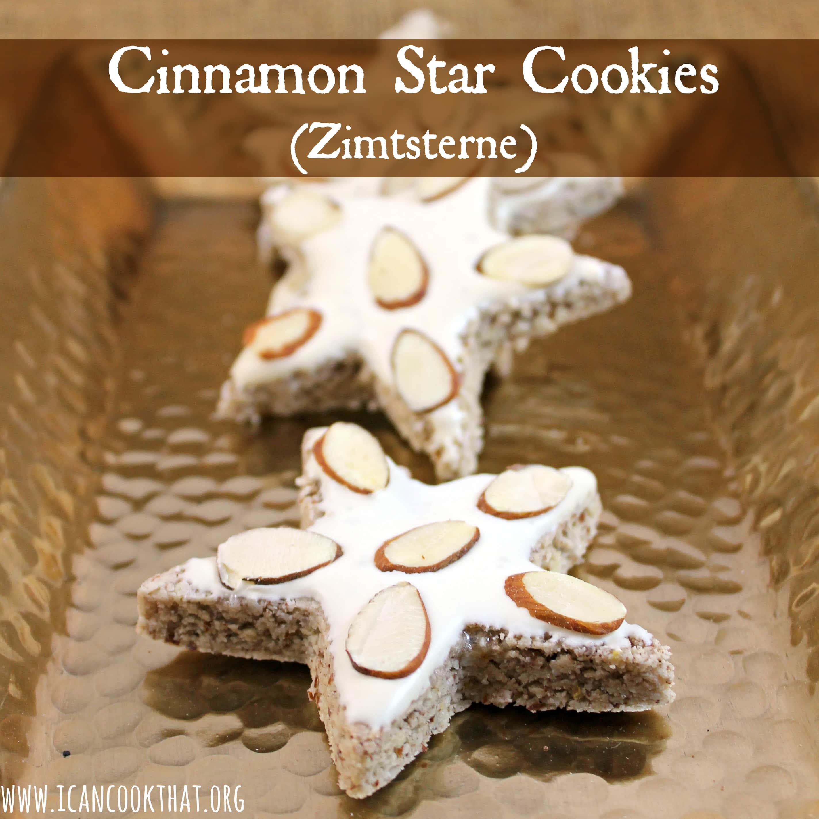 GlutenFree Cinnamon Star Cookies (Zimtsterne) Recipe I Can Cook That