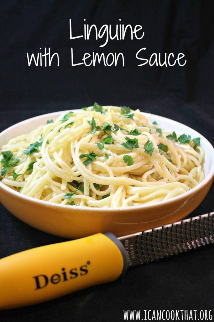 Linguine with Lemon Sauce Recipe I Can Cook That
