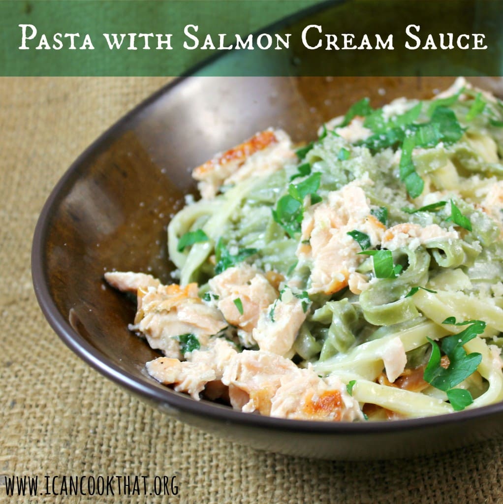 Pasta with Salmon Cream Sauce