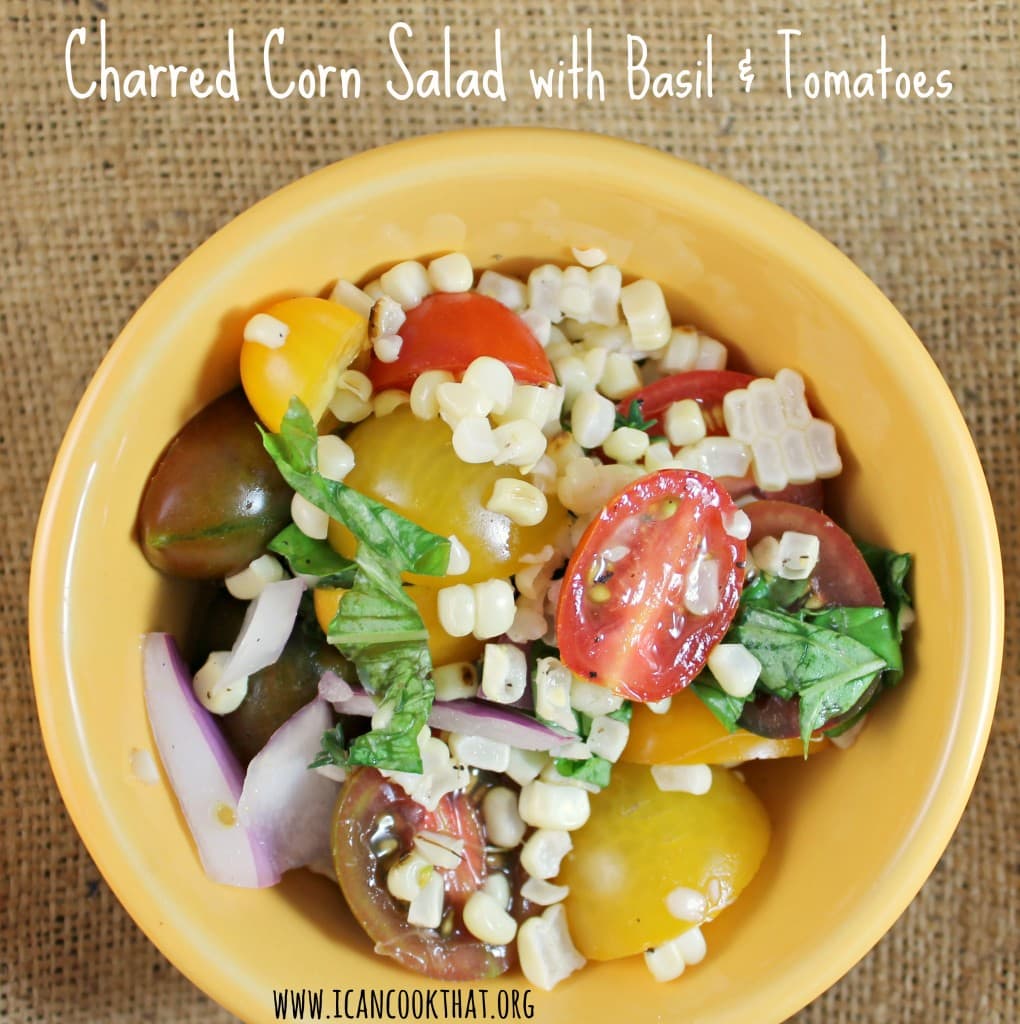 Charred Corn Salad with Basil and Tomatoes