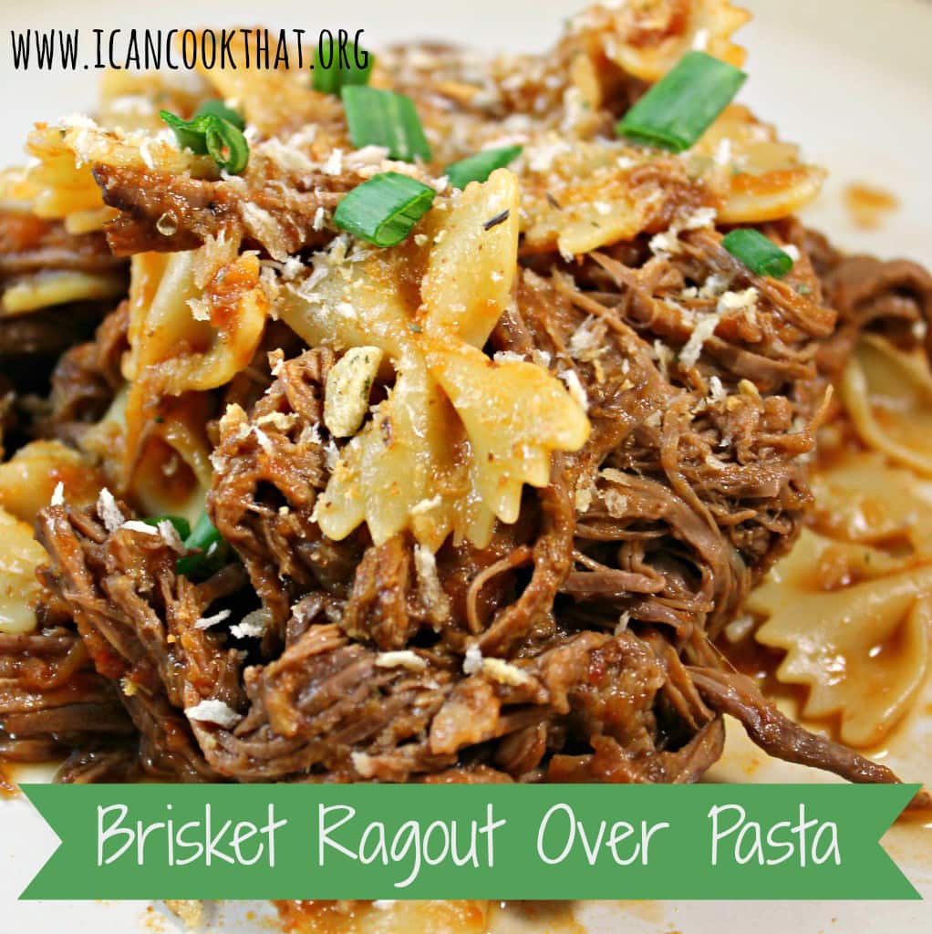 Brisket Ragout over Pasta