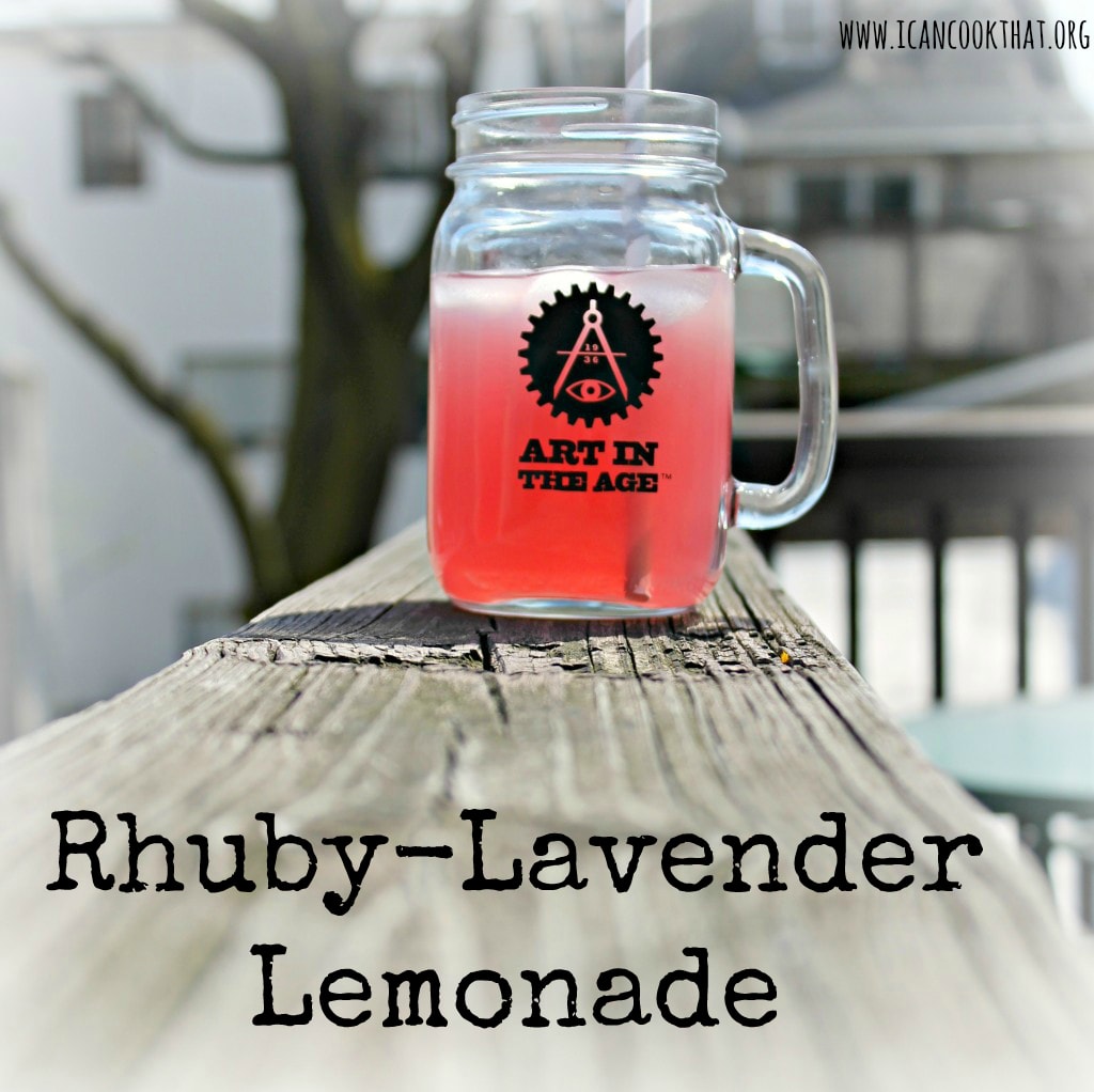 Rhuby-Lavender Lemonade