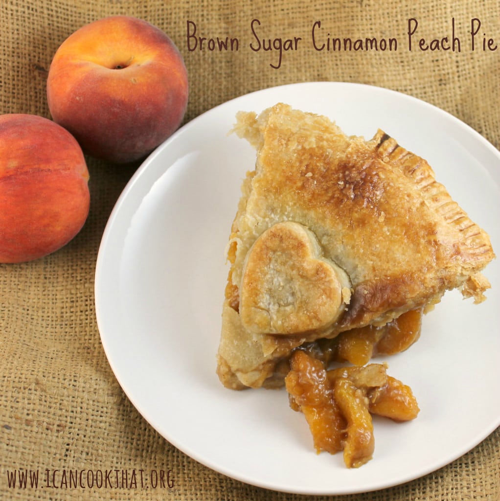 Brown Sugar-Cinnamon Peach Pie