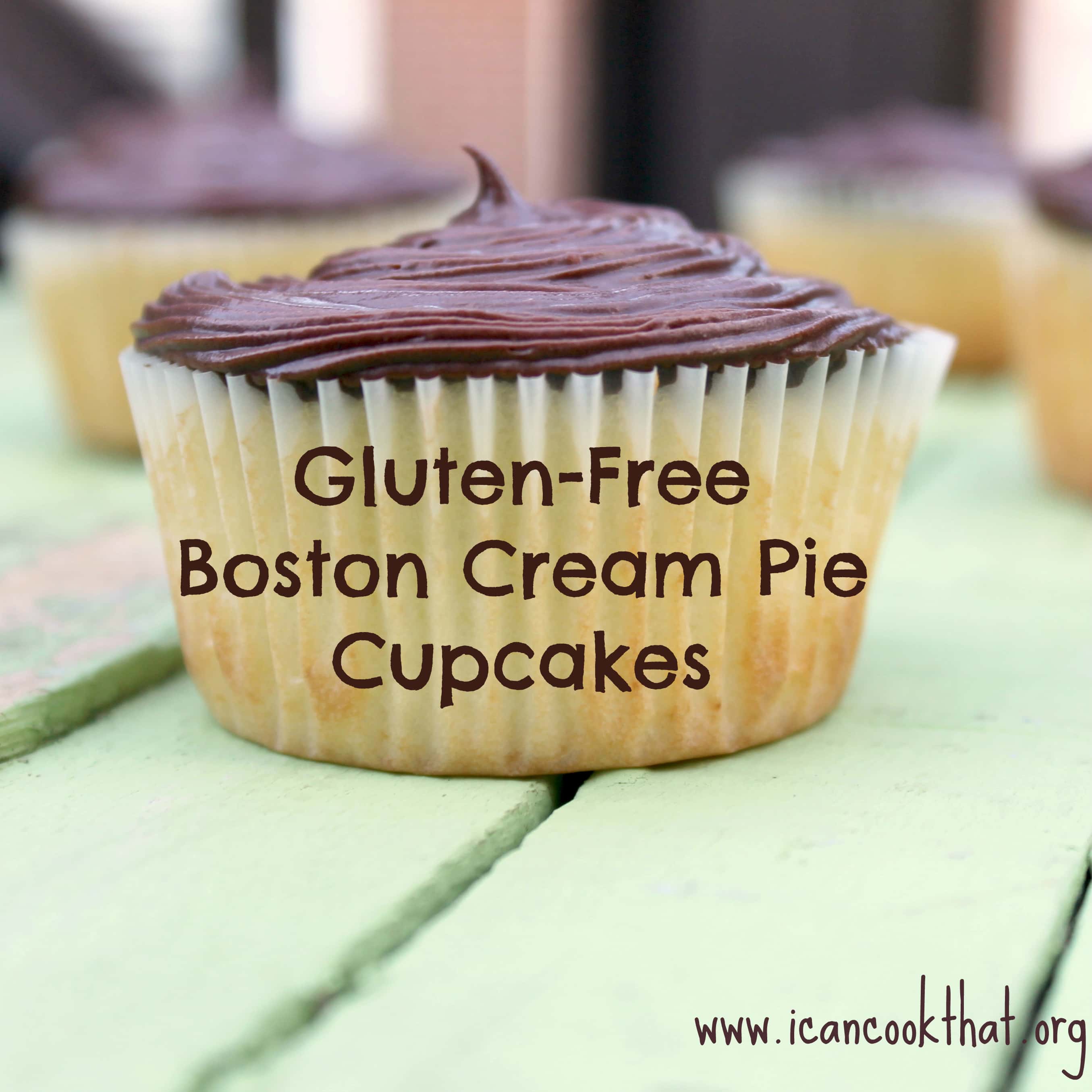 Gluten Free Boston Cream Pie Cupcakes