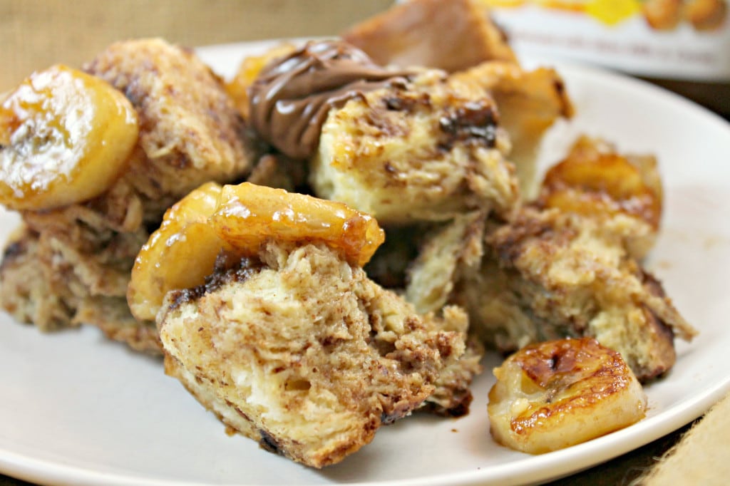 Slow Cooker Nutella French Toast Casserole