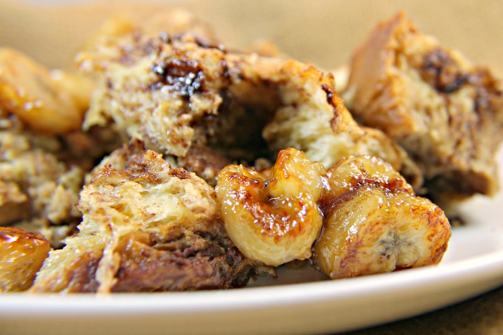 Slow Cooker Nutella French Toast Casserole