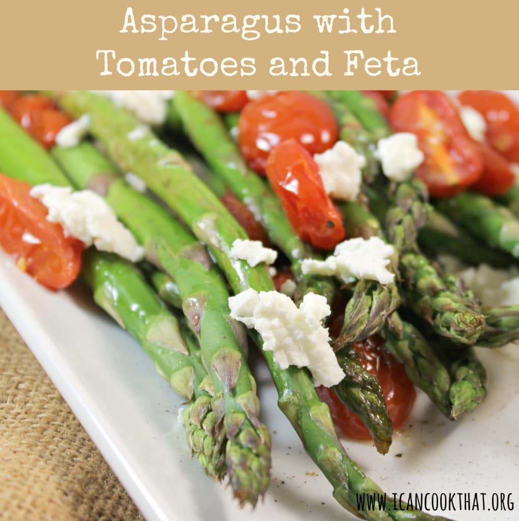 Asparagus with Tomatoes and Feta