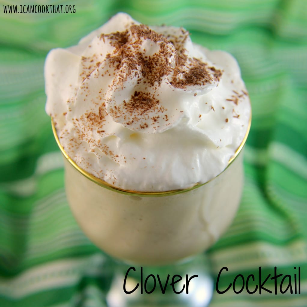 Frozen Clover Cocktail