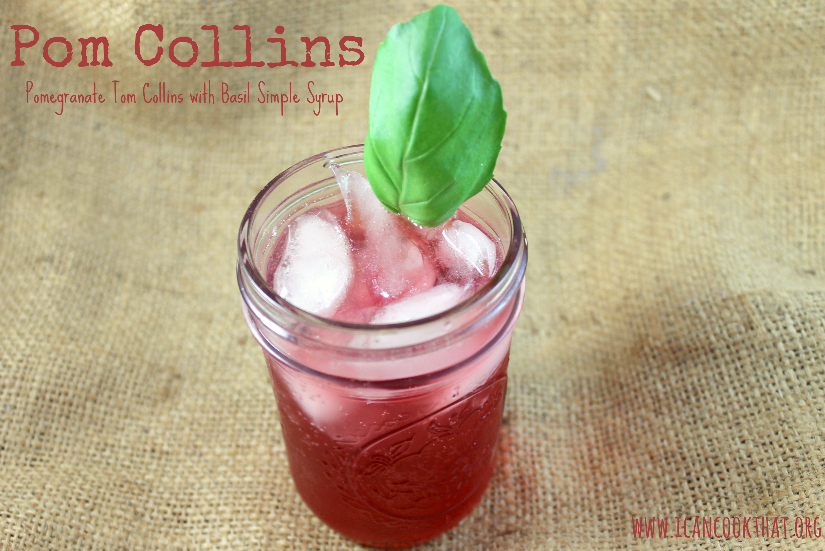Pom Collins Cocktail