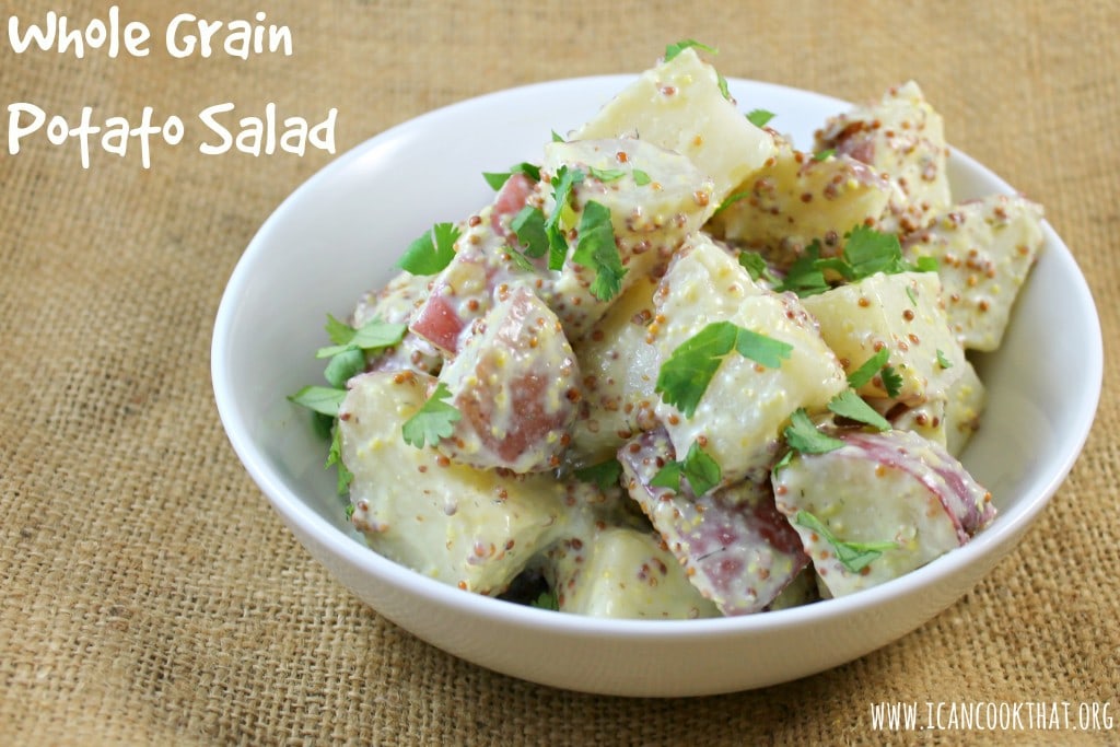 Whole Grain Mustard Potato Salad Recipe I Can Cook That