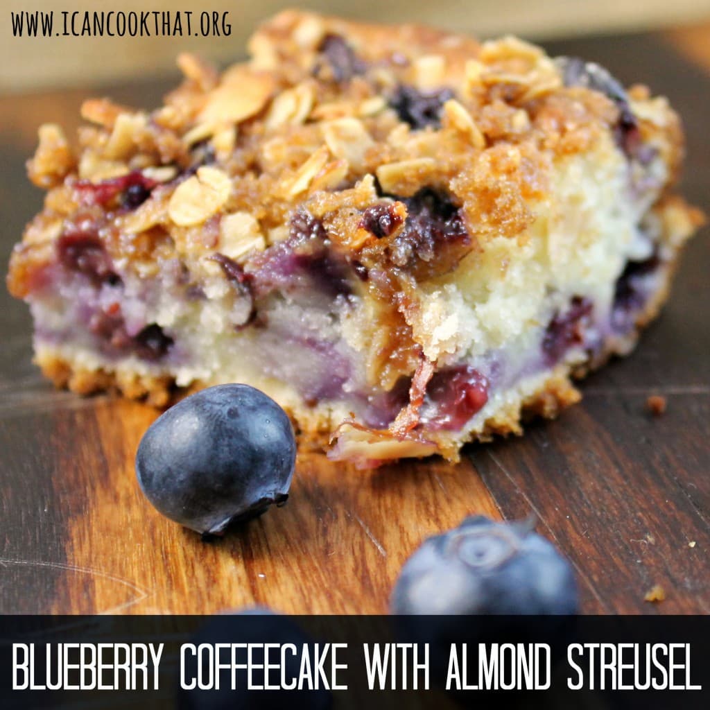 Blueberry Coffeecake with Almond Streusel