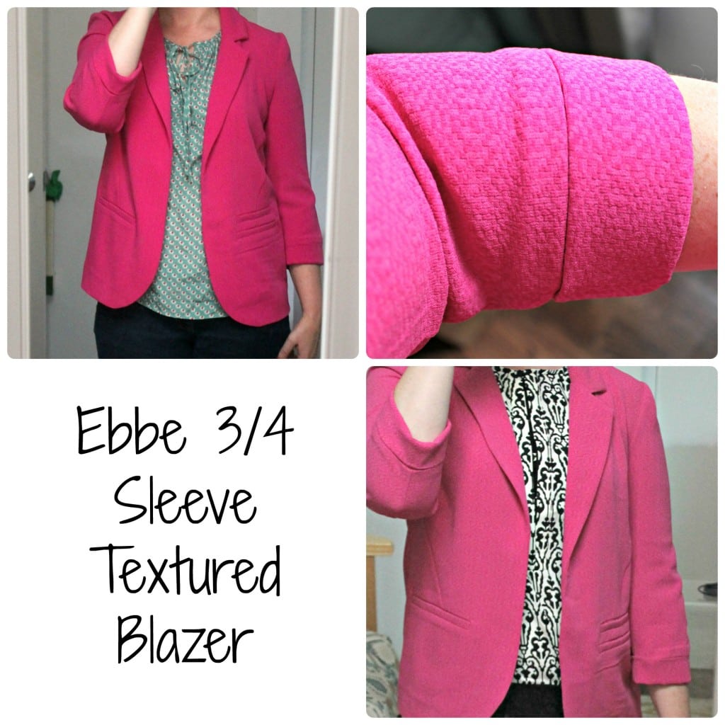 Ebbe 34 Sleeve Textured Blazer