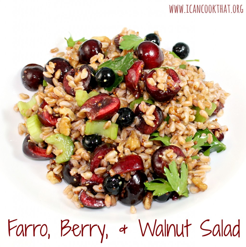 Farro, Berry, and Walnut Salad