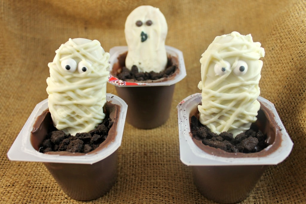 Ghost and Mummy Snack Pack Pudding Cups #SnackPackMixins #shop