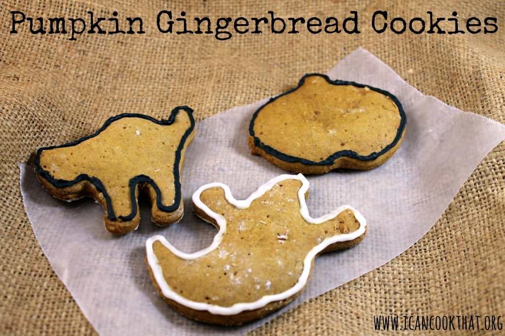 Pumpkin Gingerbread Cookies