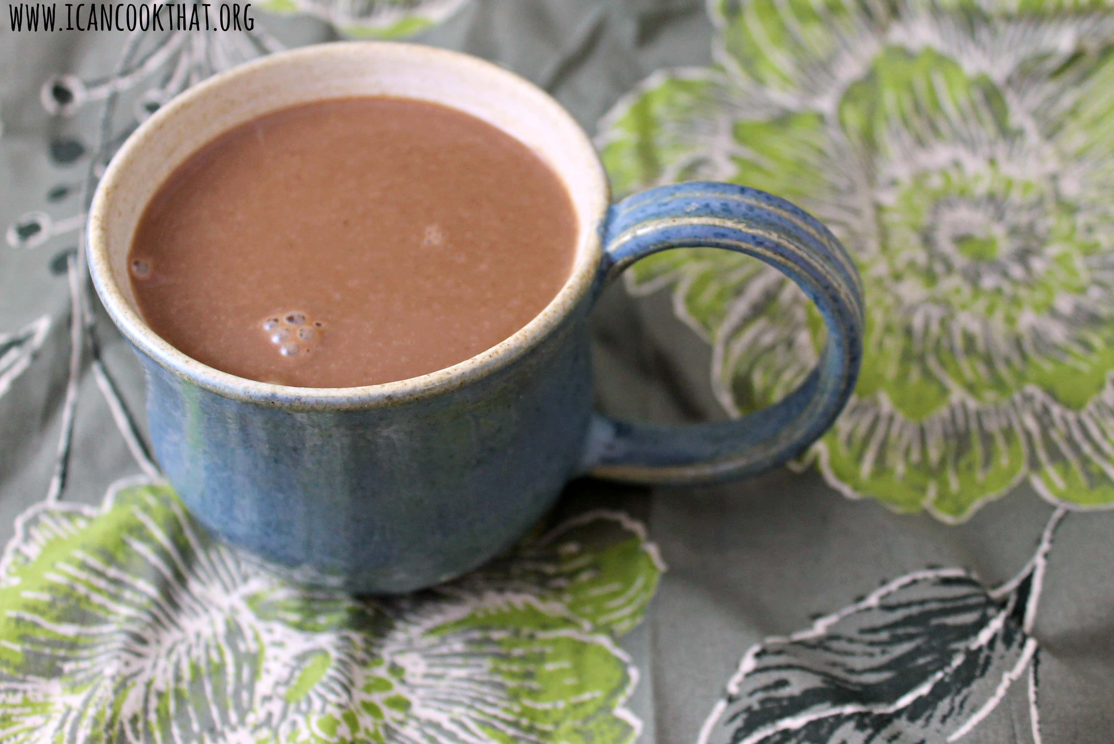 Spiked Mint Coconut Milk Hot Chocolate