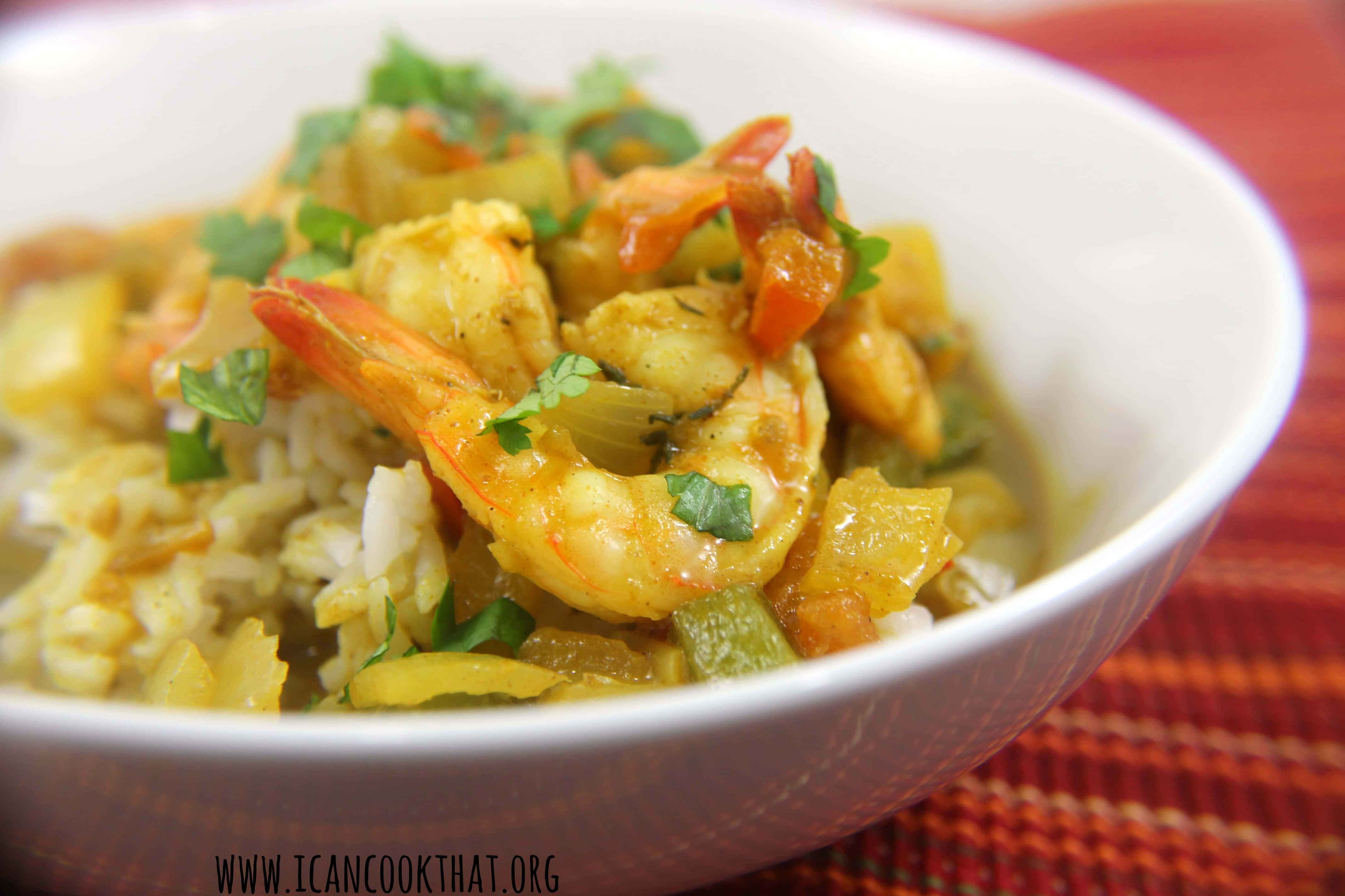 Curry Shrimp in Coconut Milk & Preview of Caribbean Cuisine Week
