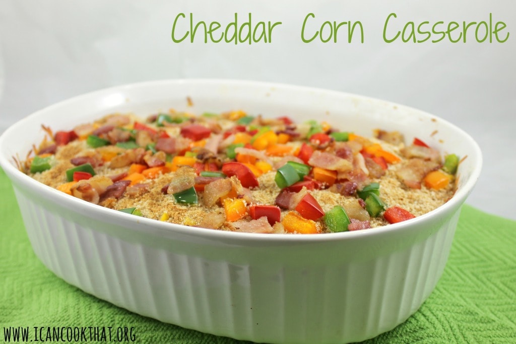Cheddar Corn Casserole