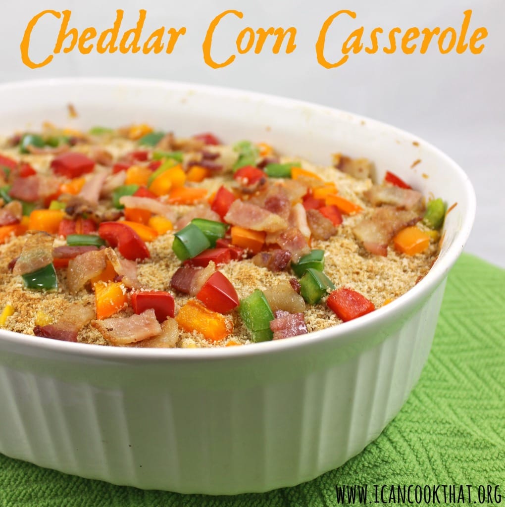 Cheddar Corn Casserole