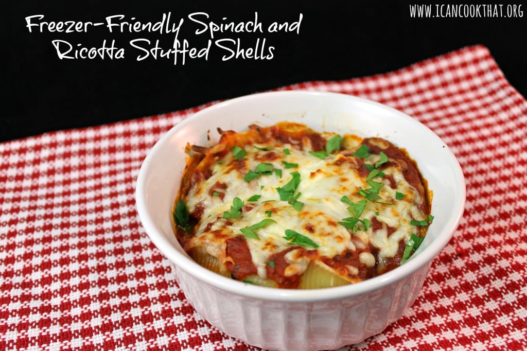 Freezer-Friendly Spinach and Ricotta Stuffed Shells
