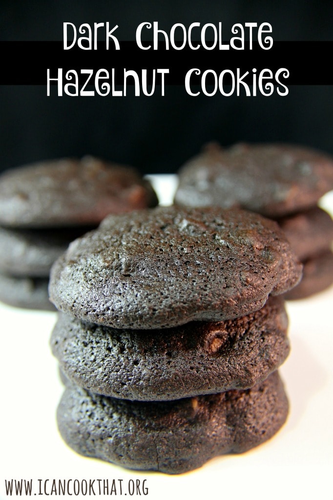 Dark Chocolate Hazelnut Cookies #OXOGoodCookies