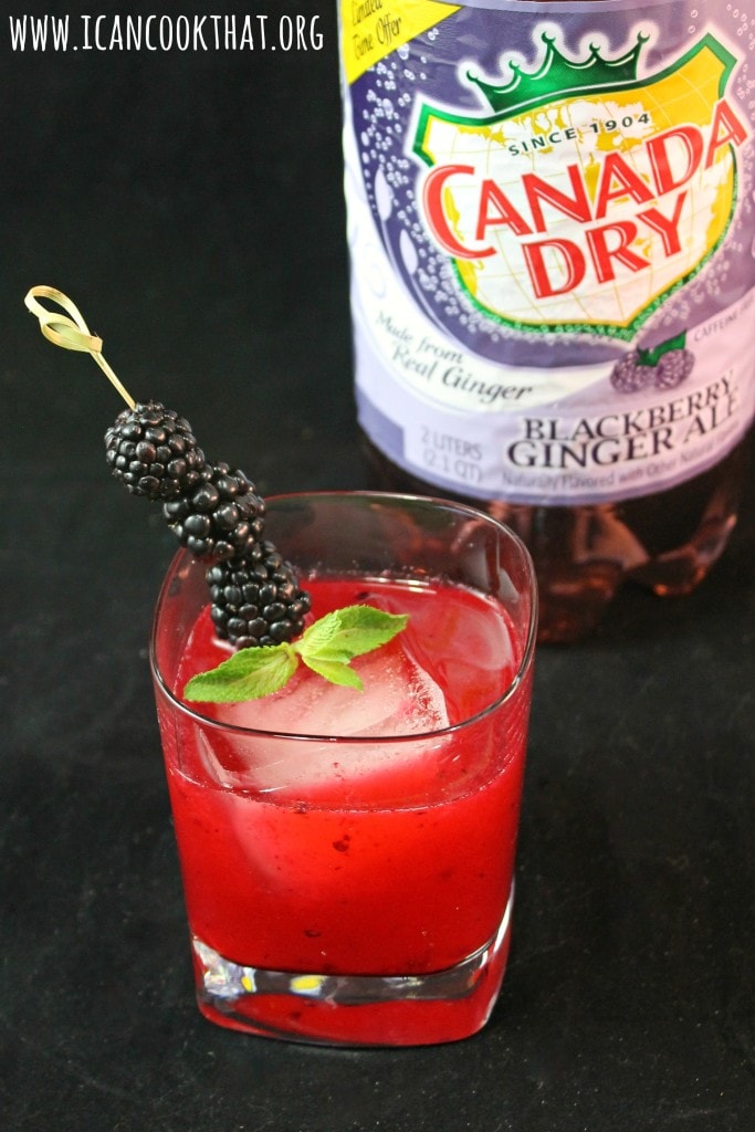 Sparkling Blackberry Gimlets Recipe BlackberryAffair I Can Cook That