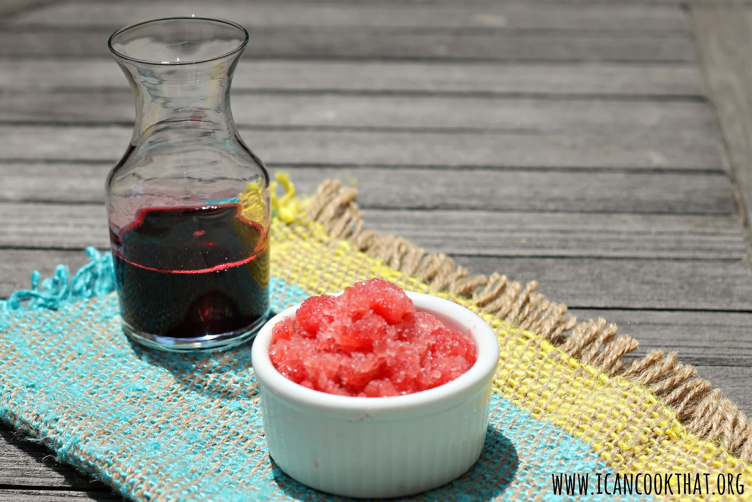 Blackberry Syrup & Watermelon-Blackberry Granita #CanItForward