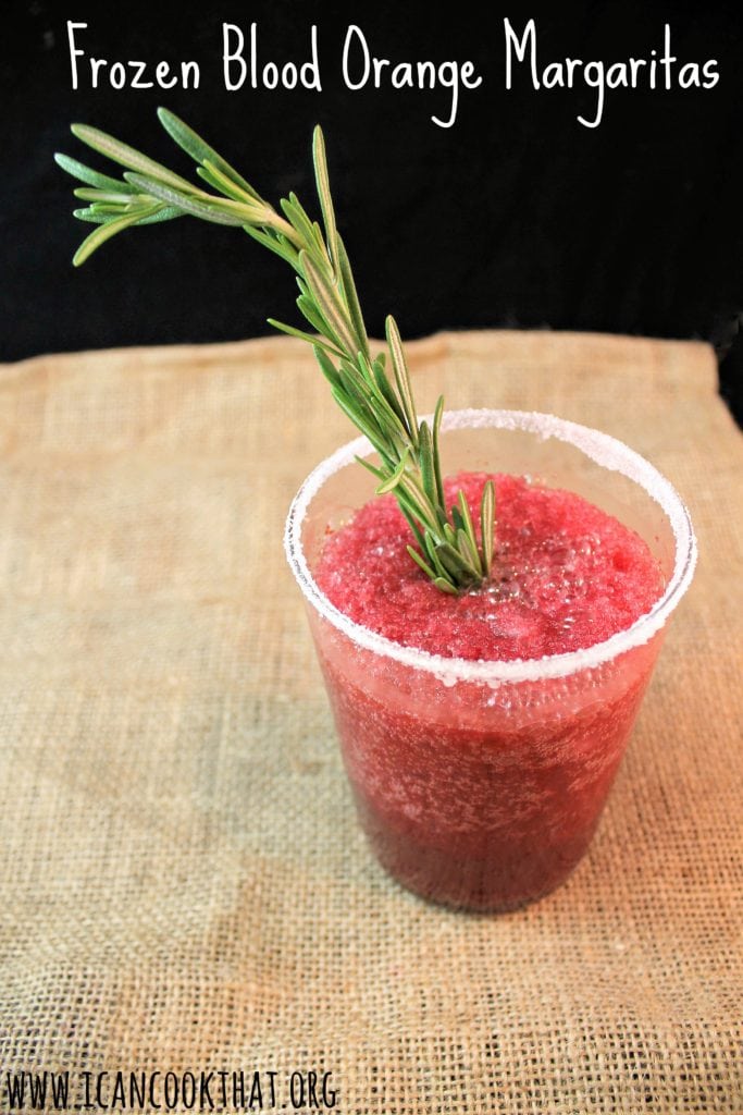 Frozen Blood Orange Margaritas Recipe I Can Cook That