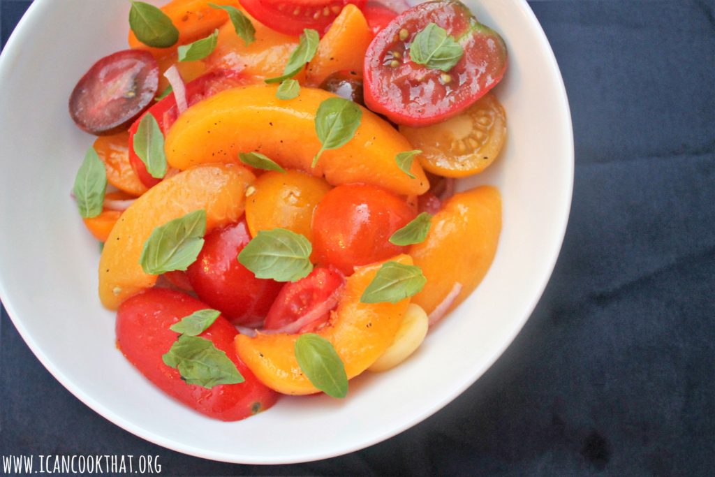 Peach and Tomato Salad