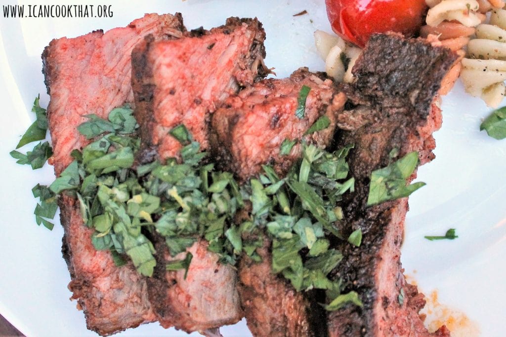Grilled T-Bone Steak with Gremolata