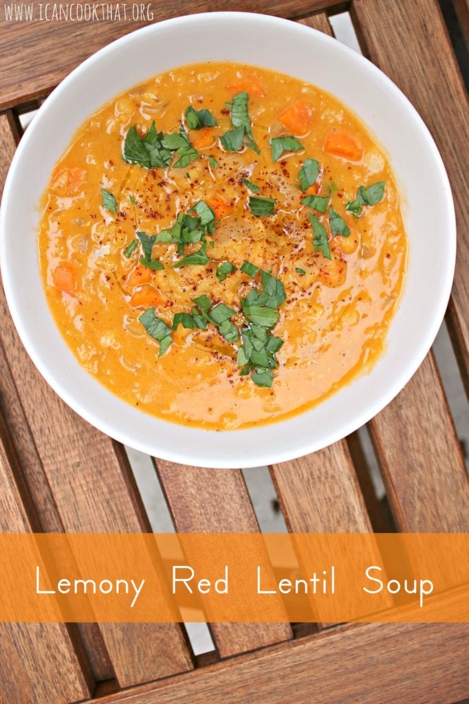 Lemony Red Lentil Soup