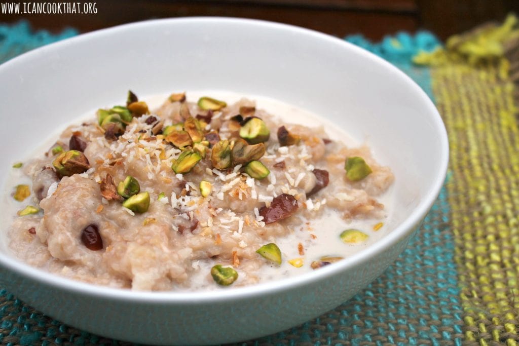 Slow Cooker Coconut Rice Pudding