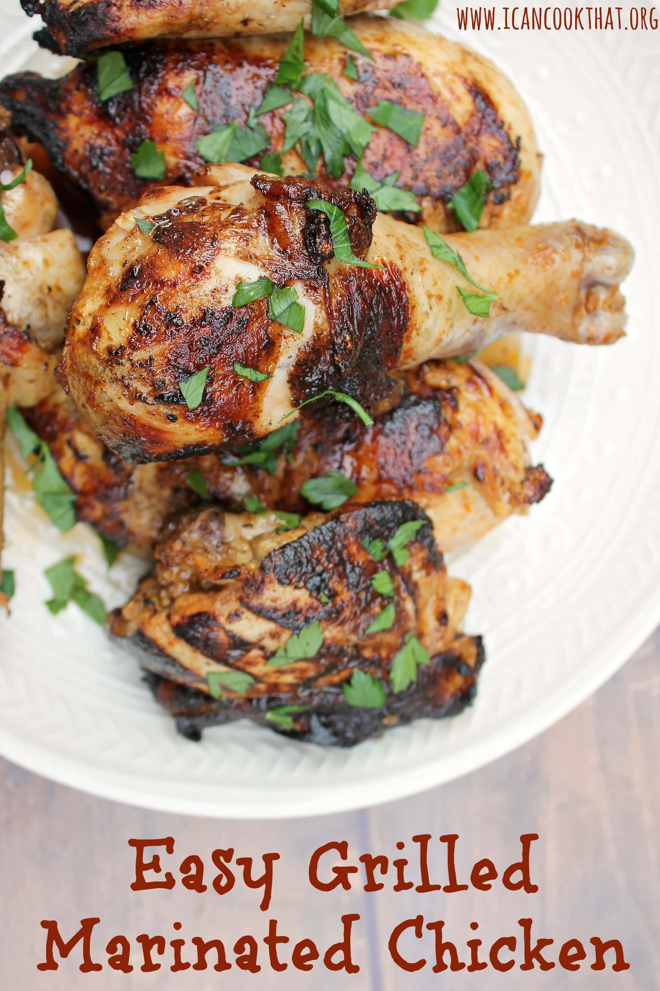 Easy Grilled Marinated Chicken