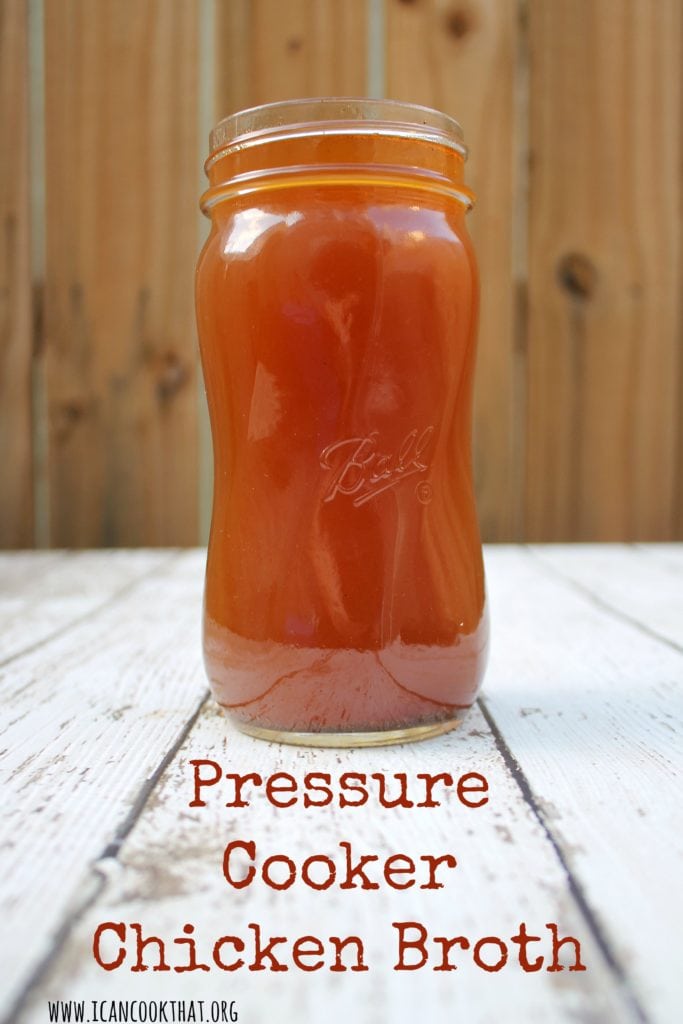 Pressure Cooker Chicken Broth Recipe I Can Cook That
