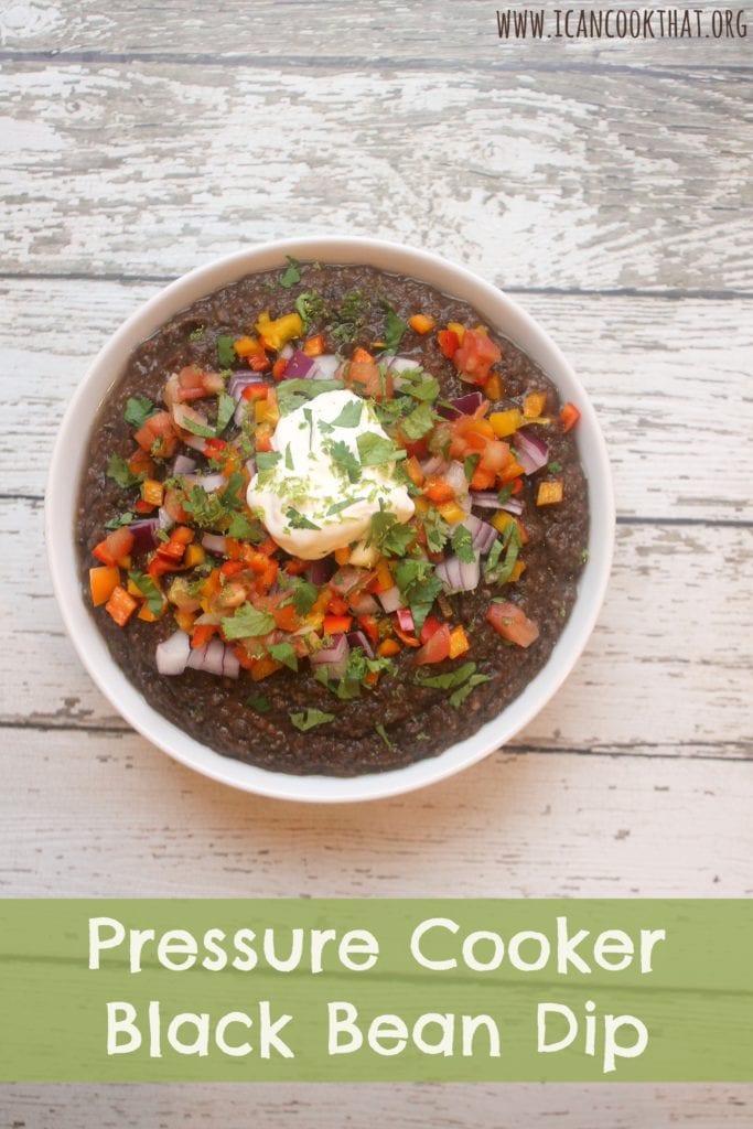 Pressure Cooker Black Bean Dip Recipe I Can Cook That