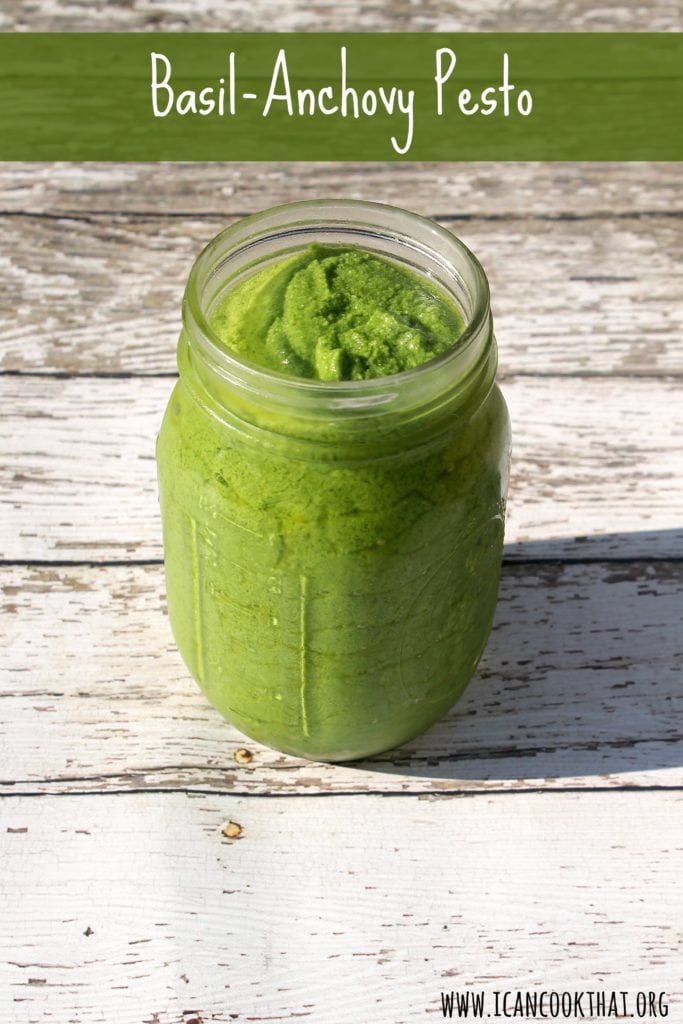 Basil Anchovy Pesto Recipe I Can Cook That