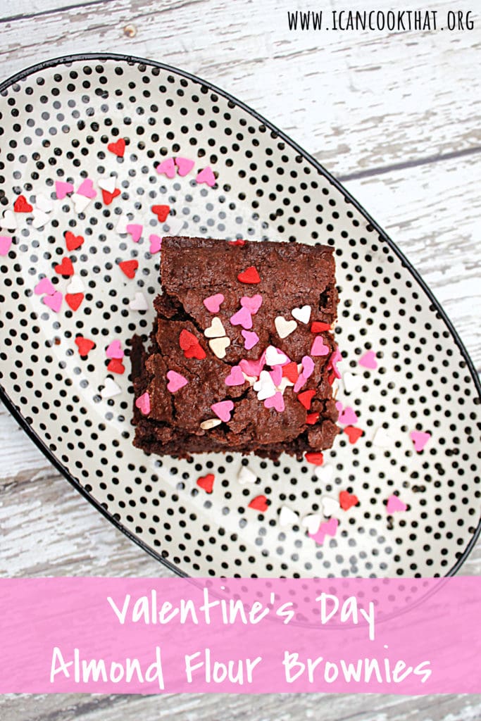 Valentine’s Day Almond Flour Brownies I Can Cook That